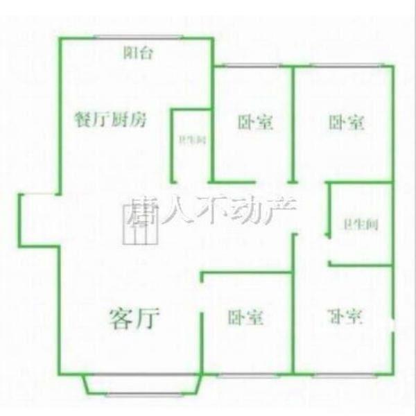 110平方四室一厅设计图,套内110平四室两厅两卫 北陵旁 五彩园 大四室 一楼带大花园193平110万