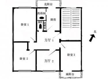 西塔小区 4室 1厅 1卫 112㎡
