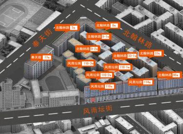 五爱小区摆位图
