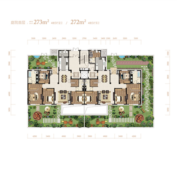 新世界·卓铸户型图_沈阳新世界·卓铸户型信息_新世界·卓铸273平4室