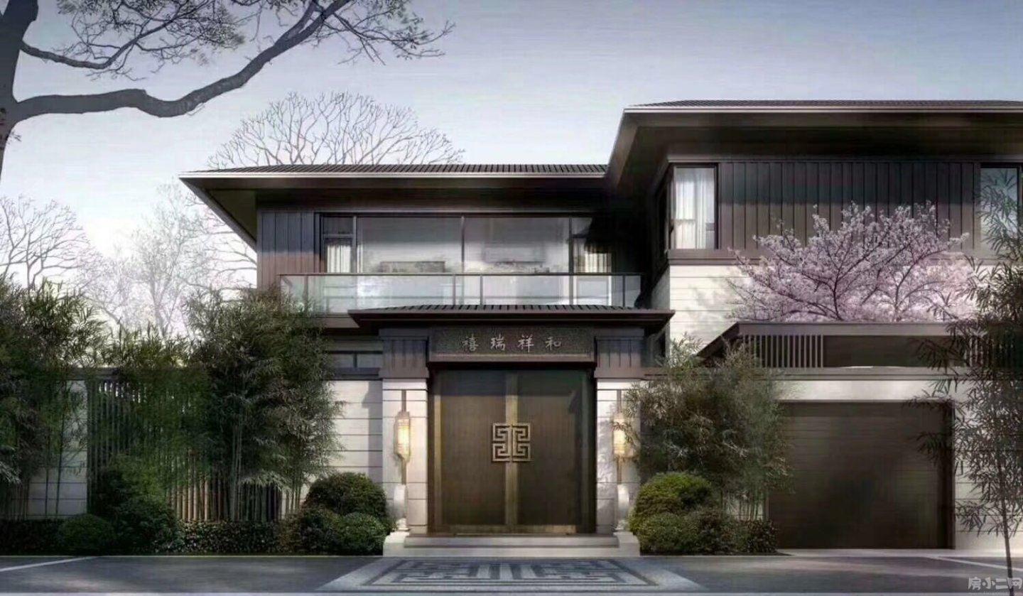 棋盘山 浑河 鸟岛 赛特奥莱旁 新中式两层别墅 独门独院_沈阳首创琥珀