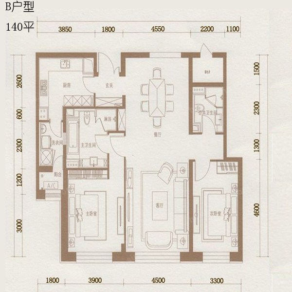 剡江越园户型图图片