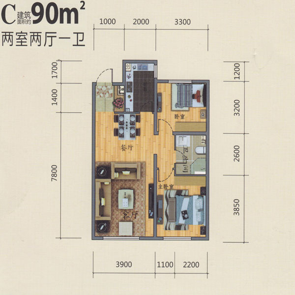 万科春河里 房小二图片